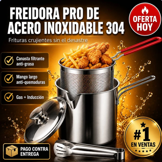 FREIDORA PRO DE ACERO INOXIDABLE