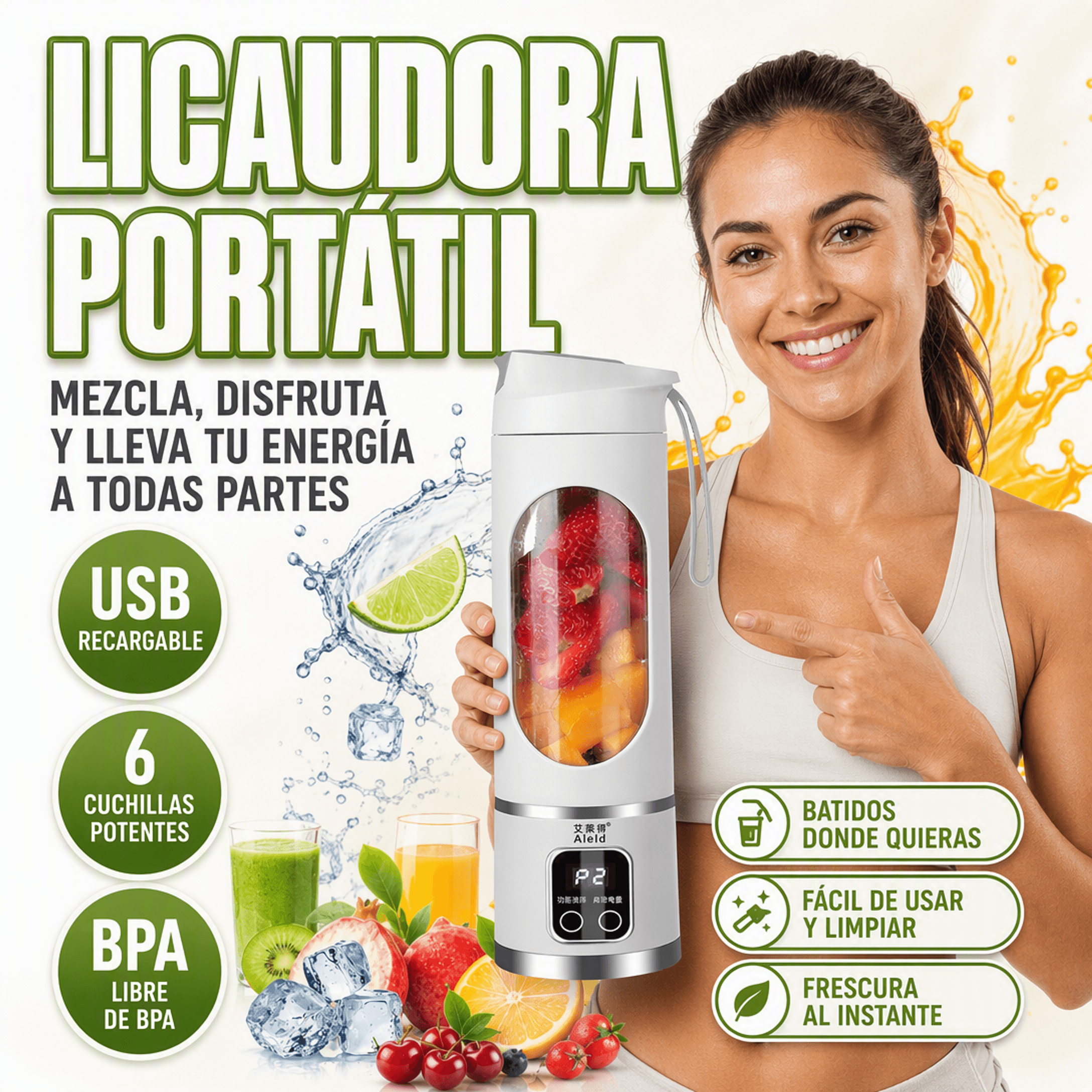 LICUADORA PORTÁTIL