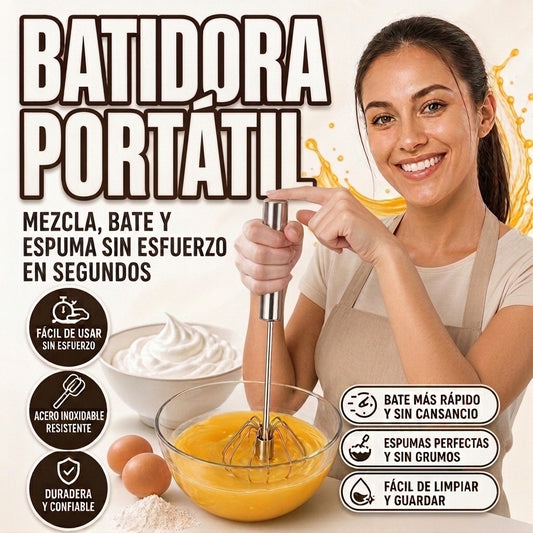 BATIDORA PORTÁTIL
