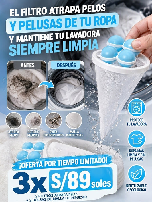 PACK DE FILTRO QUITA PELUSA